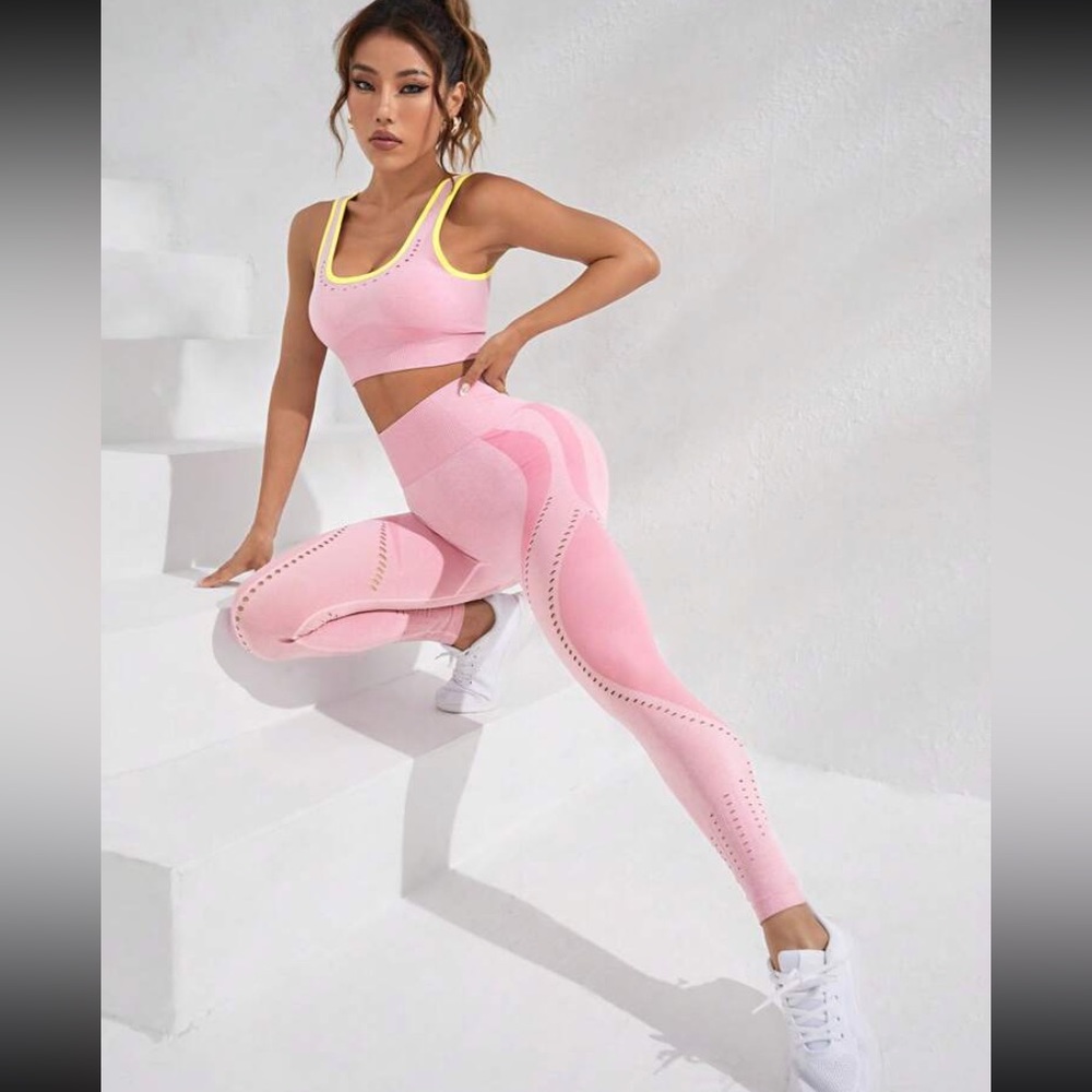 New pink sports set / Size S (4)